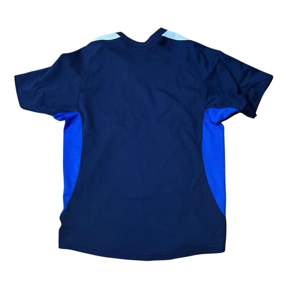 Vintage Y2K Nike Court Tennis Dri Fit Shirt Blue Medium - Picture 4 of 5